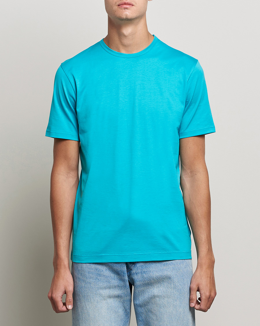 Homme | T-shirts | Sunspel | Crew Neck Cotton Tee Reef