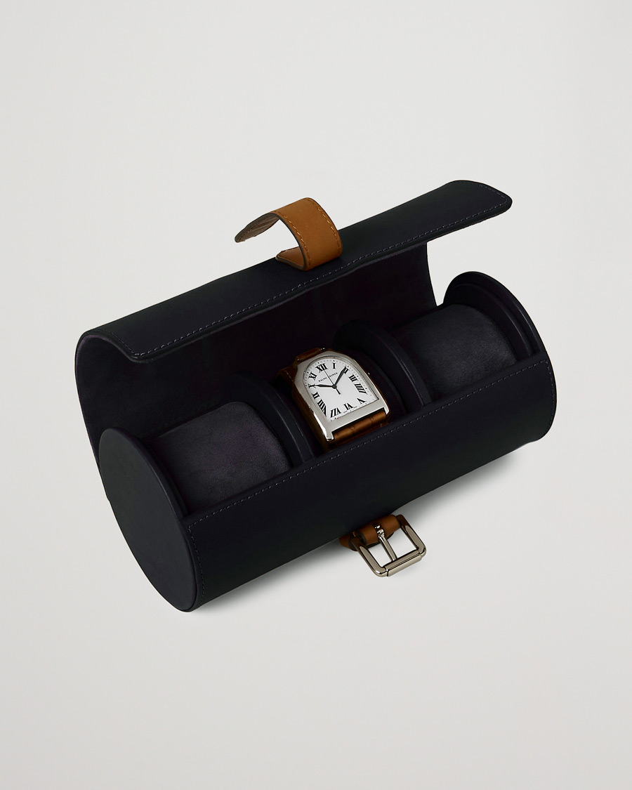 Homme | Pour La Maison | Ralph Lauren Home | Toledo Leather Watch Case Navy