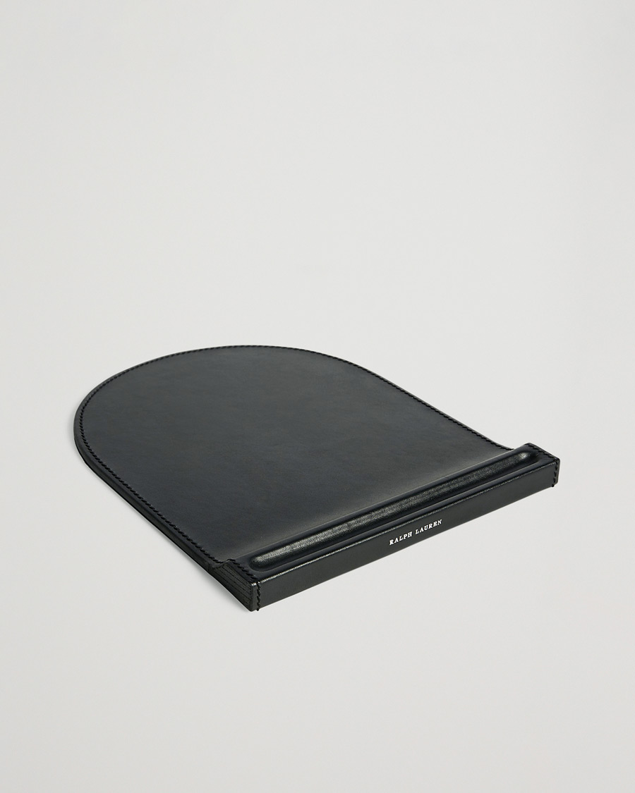 Homme | Style De Vie | Ralph Lauren Home | Brennan Leather Mouse Pad Black