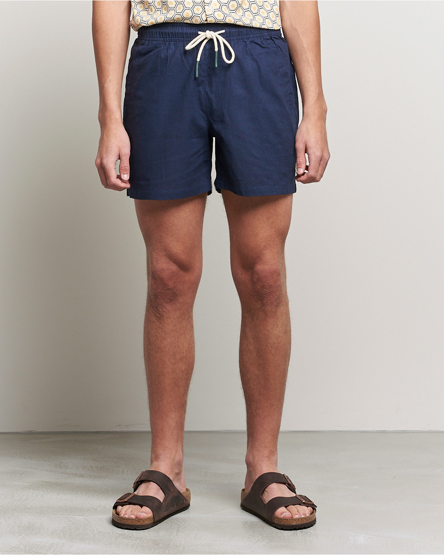 Homme | Vêtements | OAS | Linen Shorts Navy