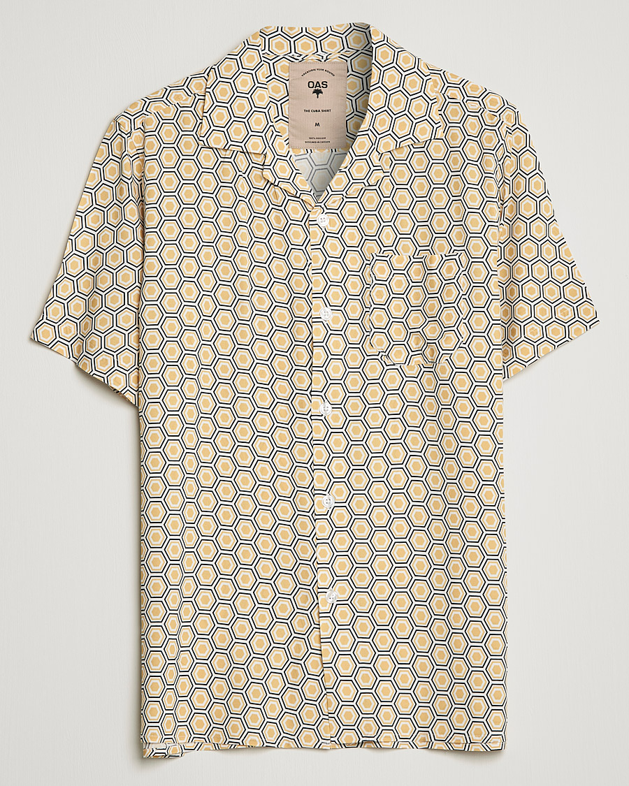 Homme | Chemises | OAS | Viscose Resort Short Sleeve Shirt Geometric