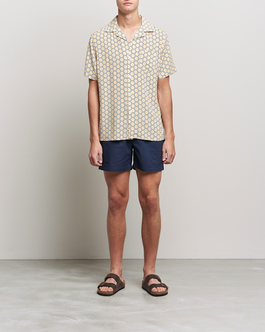 Homme | Chemises | OAS | Viscose Resort Short Sleeve Shirt Geometric