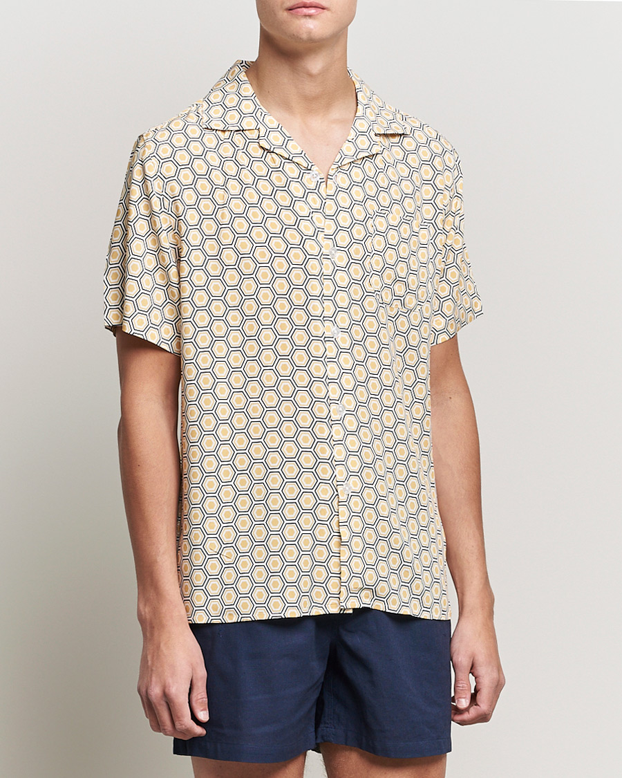 Homme | Chemises | OAS | Viscose Resort Short Sleeve Shirt Geometric