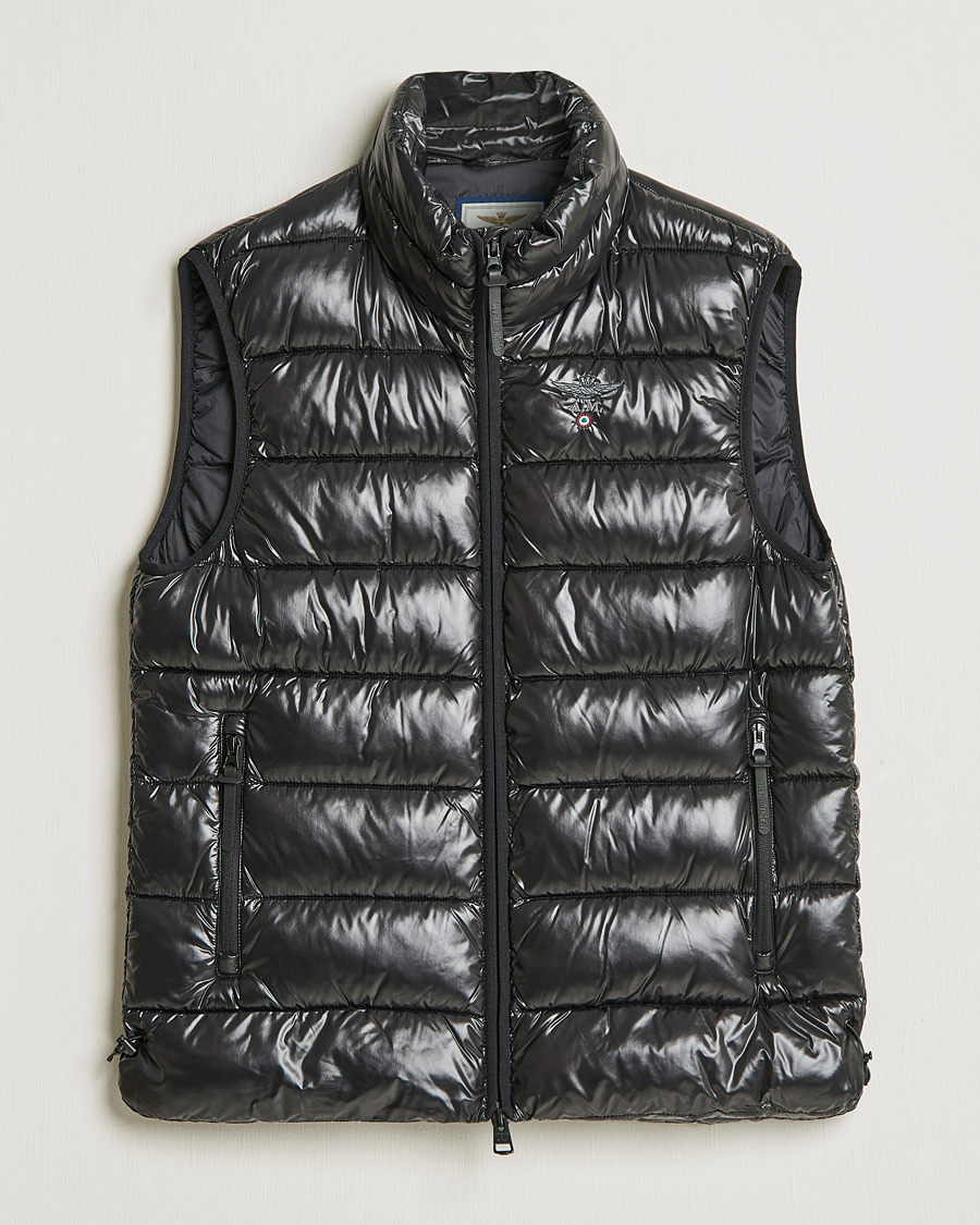 Homme | Gilets | Aeronautica Militare | Padded Gilet Jet Black