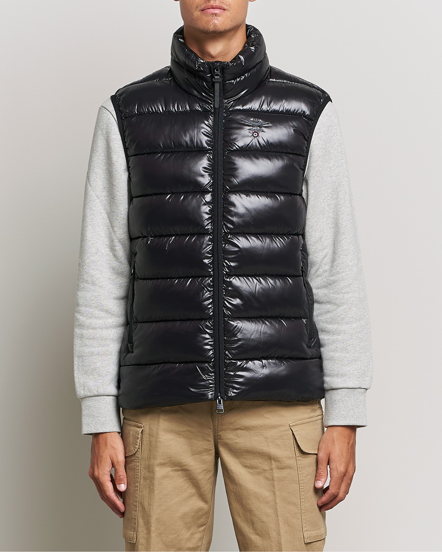 Homme | Gilets | Aeronautica Militare | Padded Gilet Jet Black