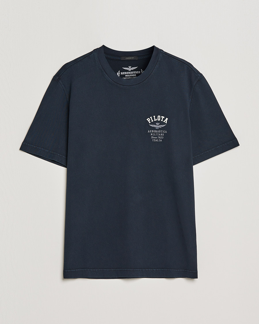 Homme | T-shirts | Aeronautica Militare | Short Sleeve Tee Blu Scuro