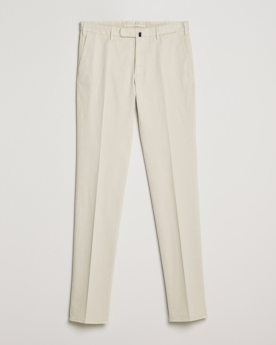 Homme | Pantalons | Incotex | Slim Fit Cotton Stretch Chinos Light Beige