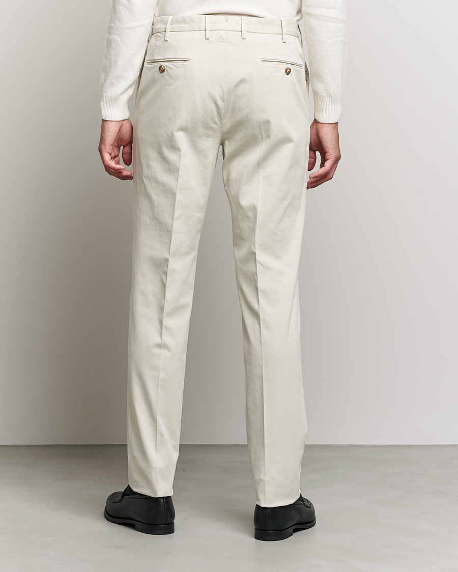 Homme | Pantalons | Incotex | Regular Fit Cotton Stretch Chinos Light Beige