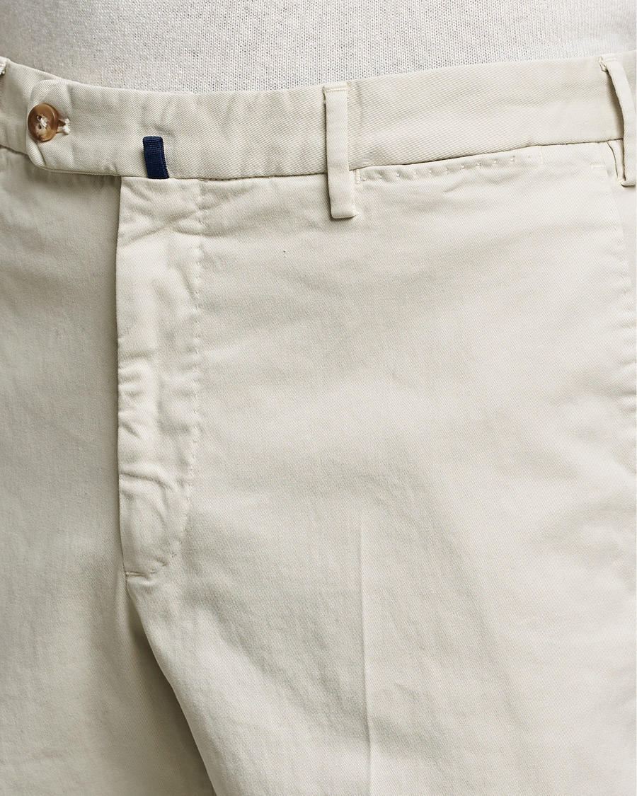 Homme | Pantalons | Incotex | Regular Fit Cotton Stretch Chinos Light Beige