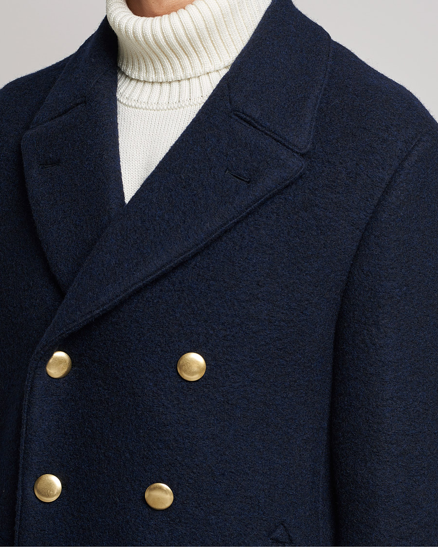 Homme | Manteaux Et Vestes | Slowear | Wool Peacoat Navy