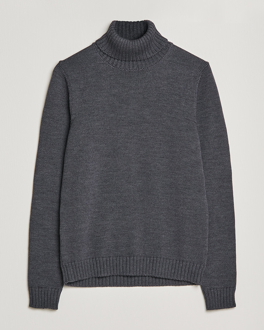 Homme | Pulls Et Tricots | Zanone | Virgin Merino Wool Rollneck Grey Melange