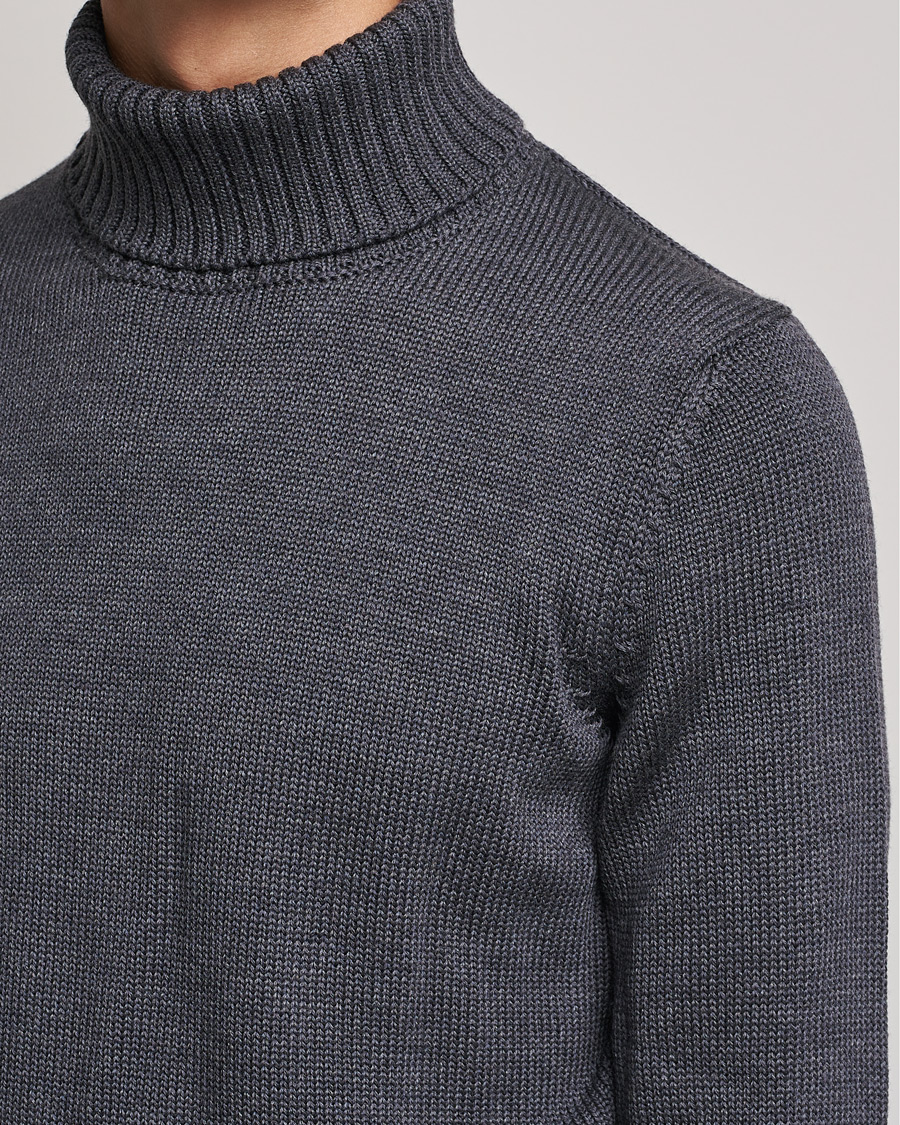Homme | Pulls Et Tricots | Zanone | Virgin Merino Wool Rollneck Grey Melange