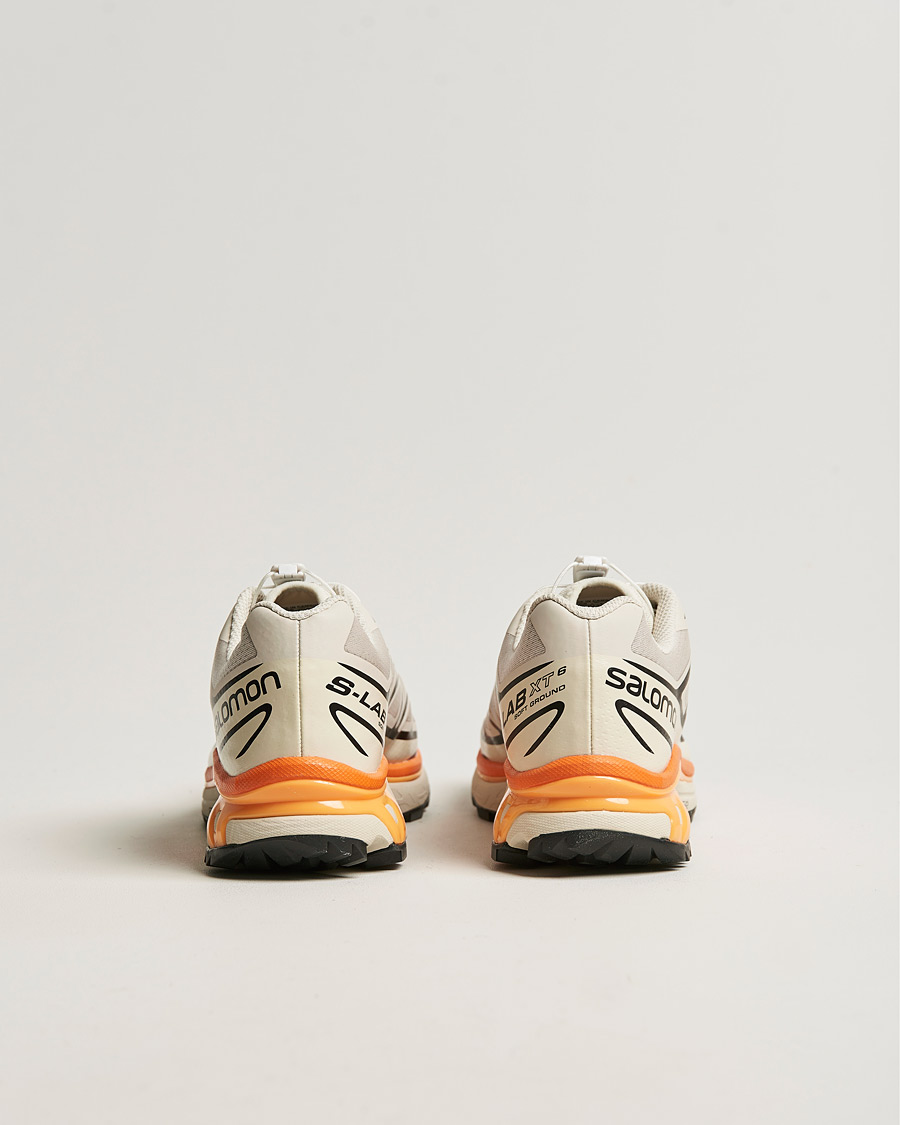 Homme | Salomon XT-6 Running Sneakers Beige/Orange | Salomon | XT-6 Running Sneakers Beige/Orange