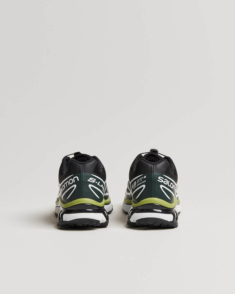 Homme | Salomon XT-6 Running Sneakers Black/Green | Salomon | XT-6 Running Sneakers Black/Green