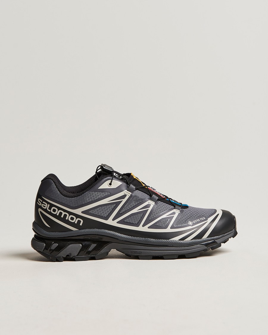 Homme | Salomon XT-6 GTX Sneakers Black/Ebony | Salomon | XT-6 GTX Sneakers Black/Ebony