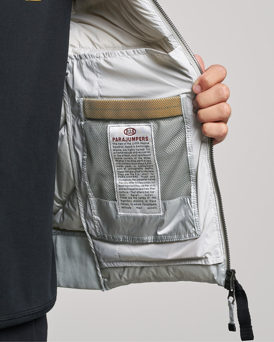 Homme | Manteaux Et Vestes | Parajumpers | Pharrell Sheen High Gloss Jacket Mist White