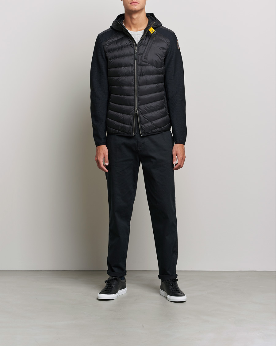 Homme | Manteaux Et Vestes | Parajumpers | Nolan Hybrid Hooded Jacket Black
