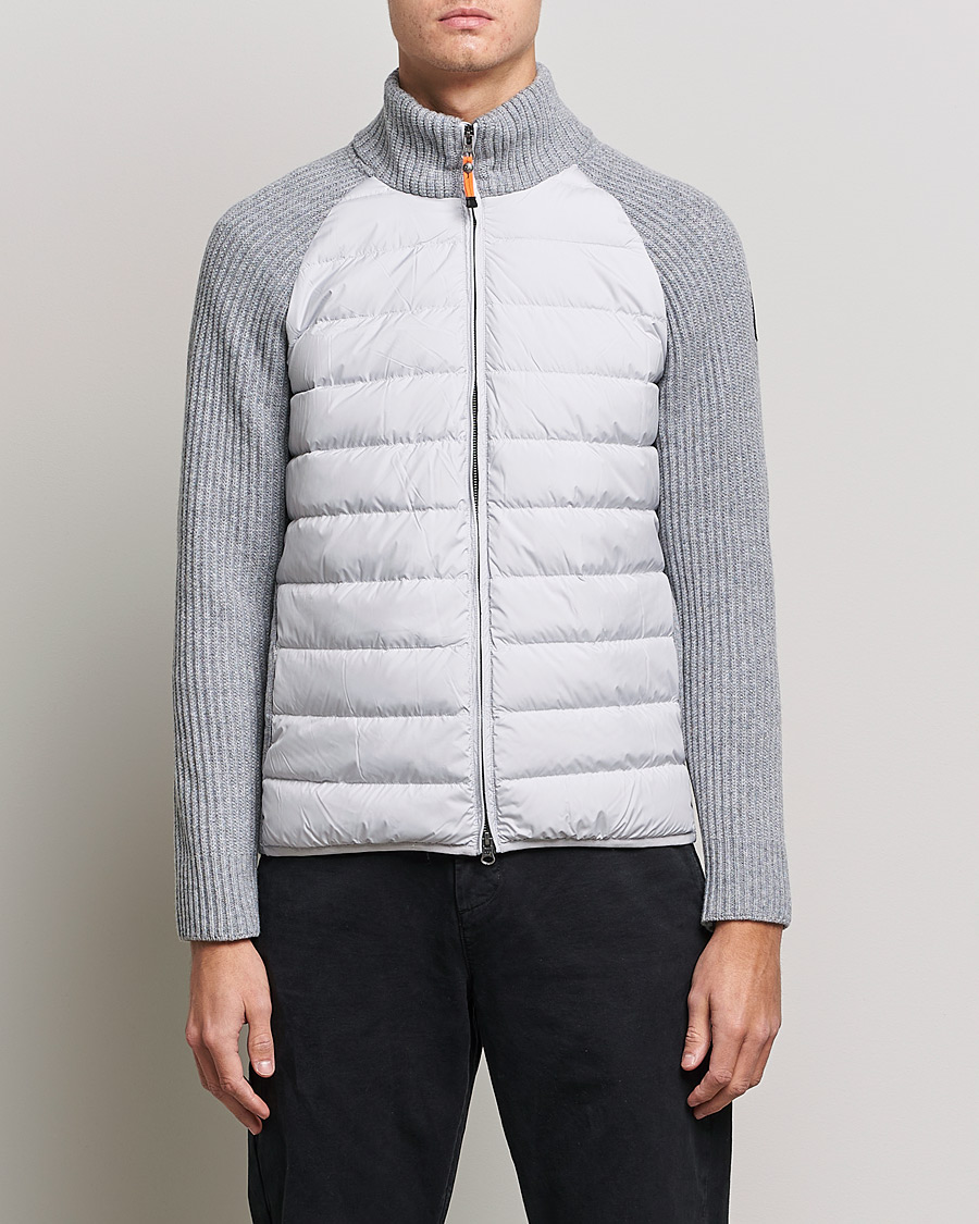 Homme | Manteaux Et Vestes | Parajumpers | Olmo Hybrid Jacket Lunar Rock