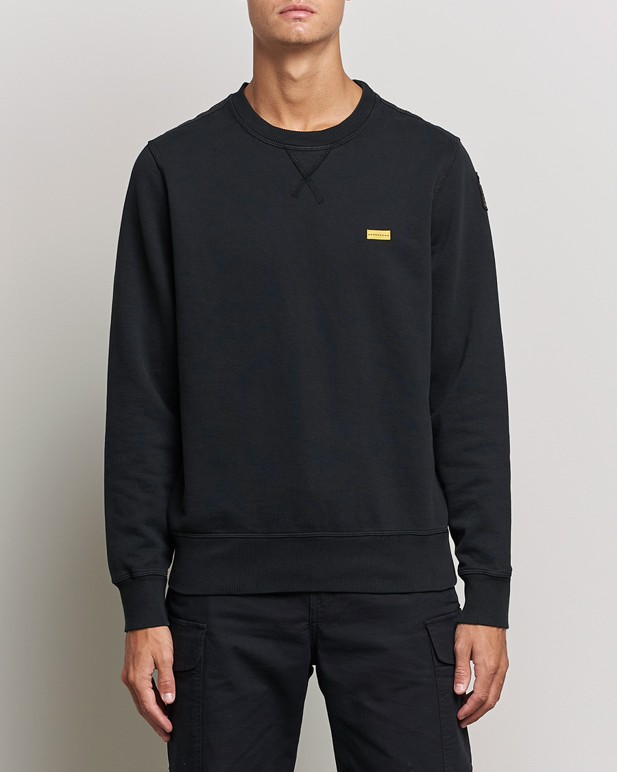 Homme | Pulls Et Tricots | Parajumpers | Basic Cotton Fleece Sweatshirt Black