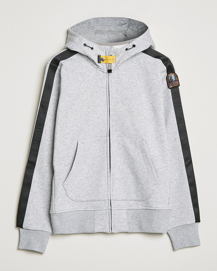 Homme | Pulls Et Tricots | Parajumpers | Aldrin Full-Zip Hoodie Steel Melange