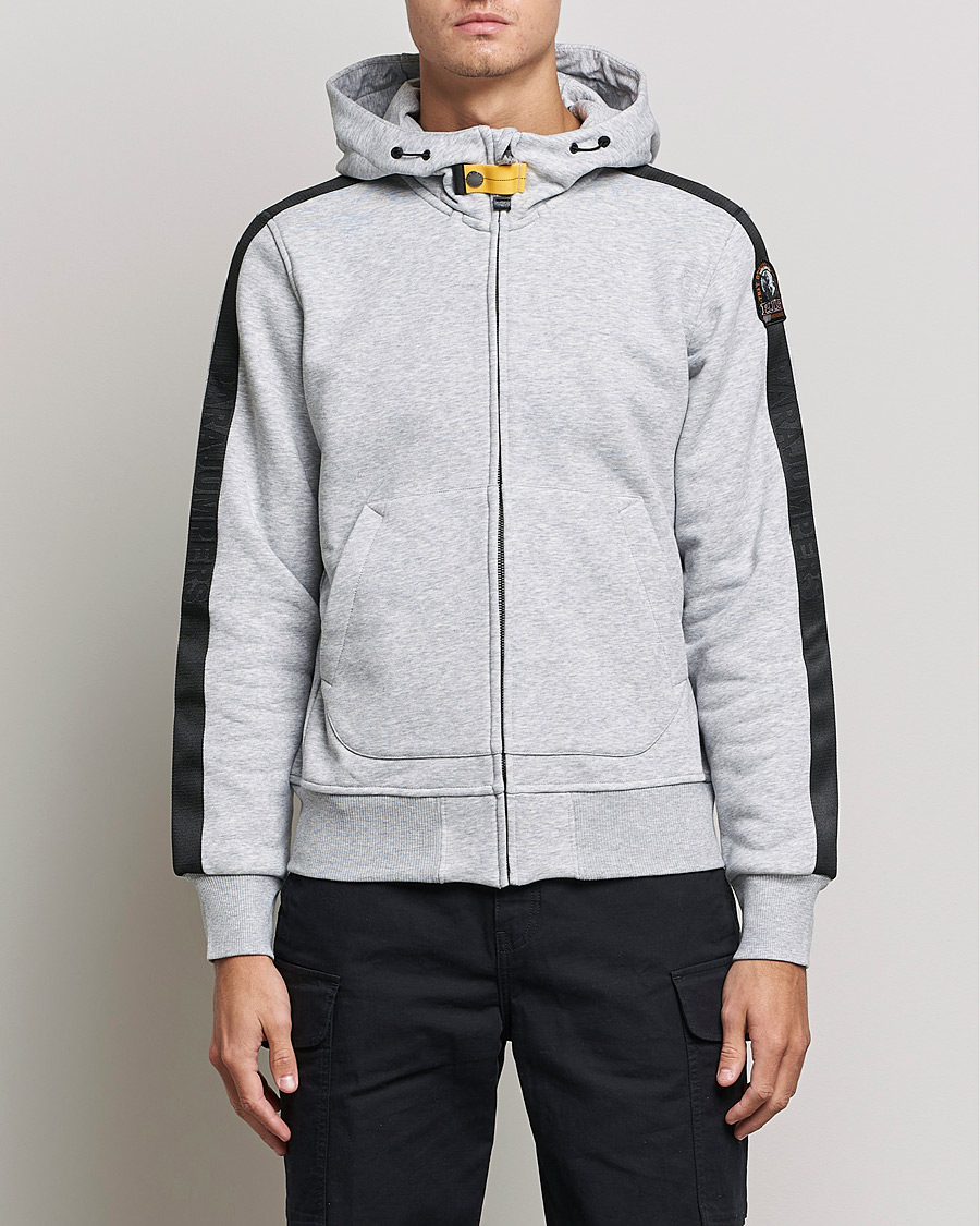 Homme | Pulls Et Tricots | Parajumpers | Aldrin Full-Zip Hoodie Steel Melange