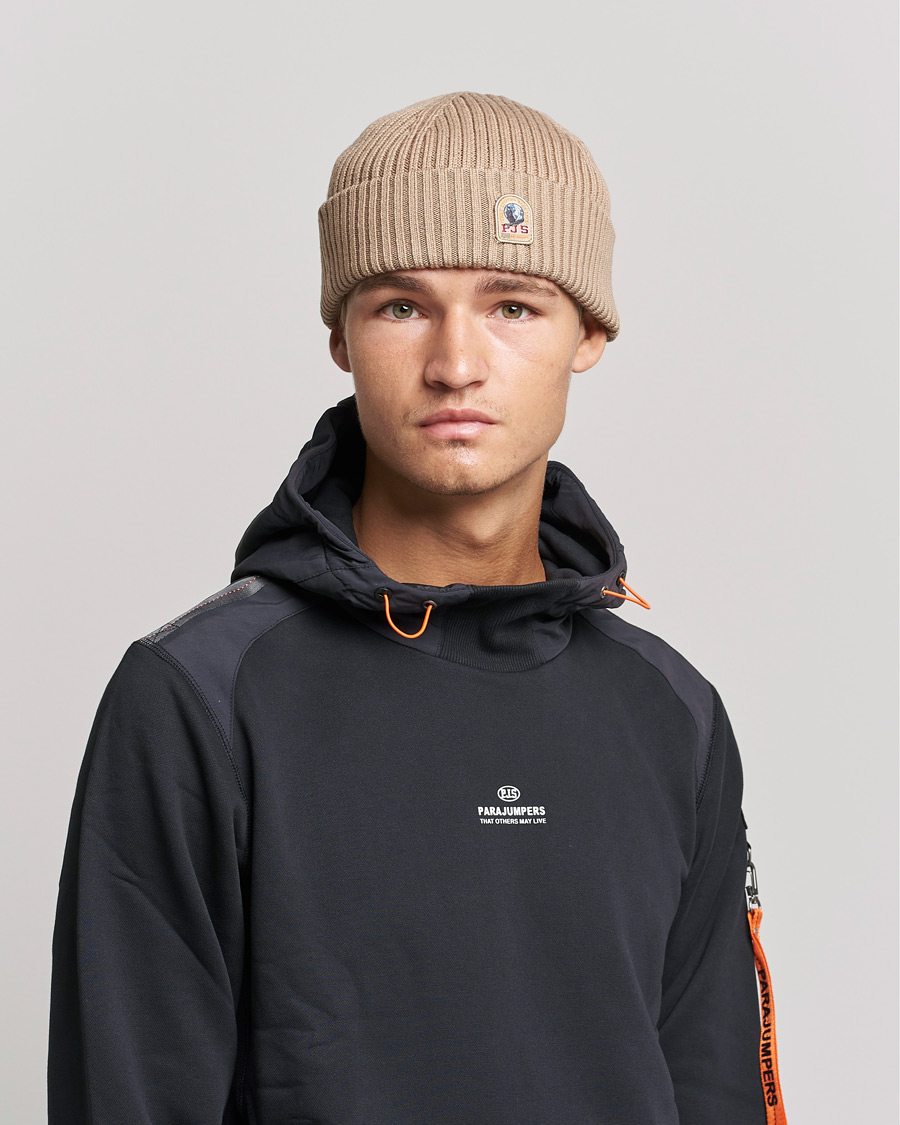 Homme | Parajumpers Ribbed Hat Cappuccino | Parajumpers | Ribbed Hat Cappuccino