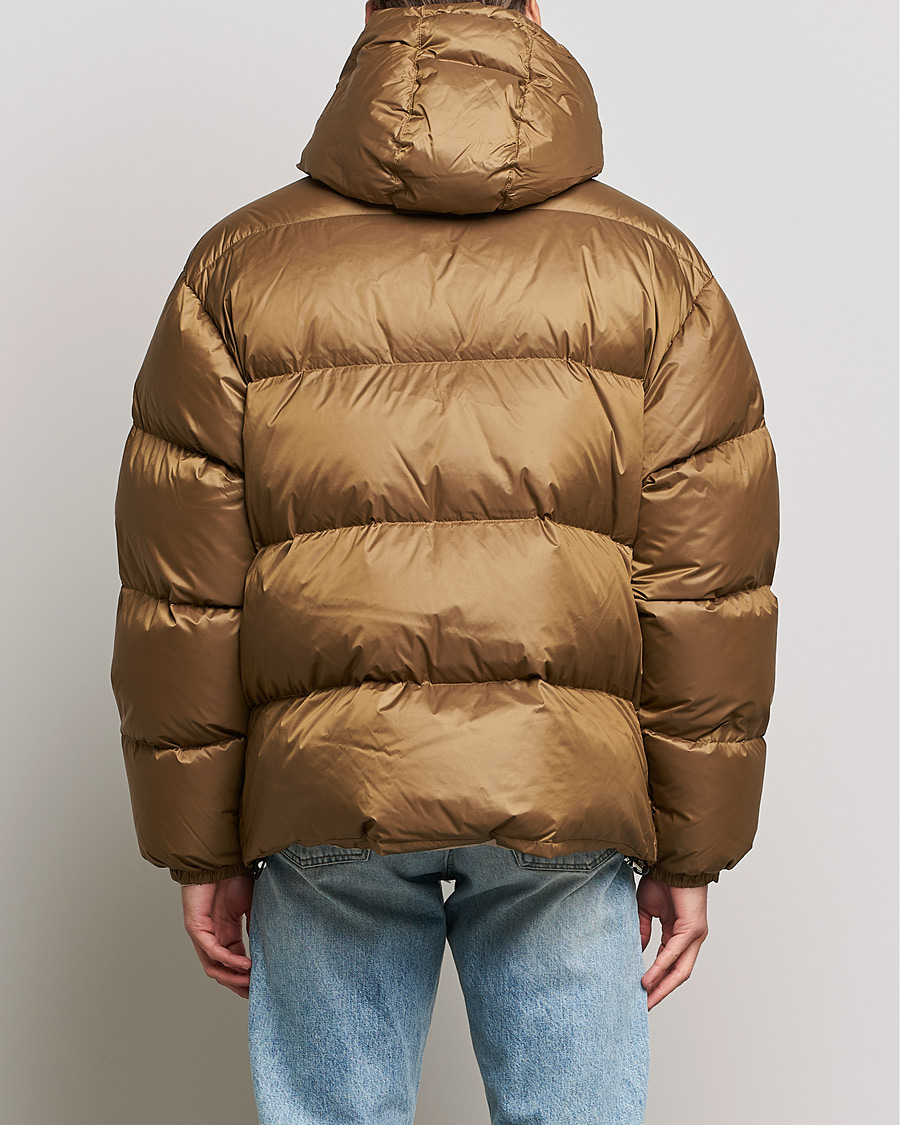Homme | Manteaux Et Vestes | GANT | Shiny Puffer Hooded Jacket Toffee Beige