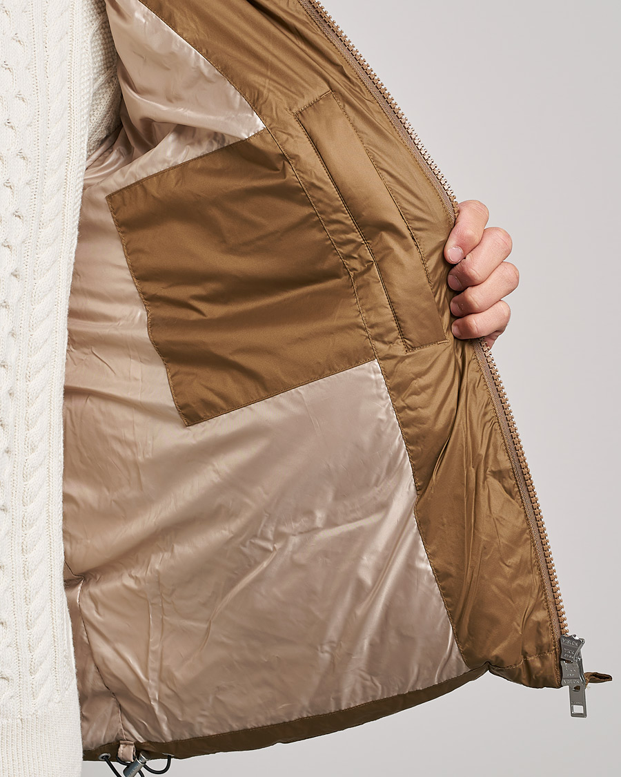 Homme | Manteaux Et Vestes | GANT | Shiny Puffer Hooded Jacket Toffee Beige