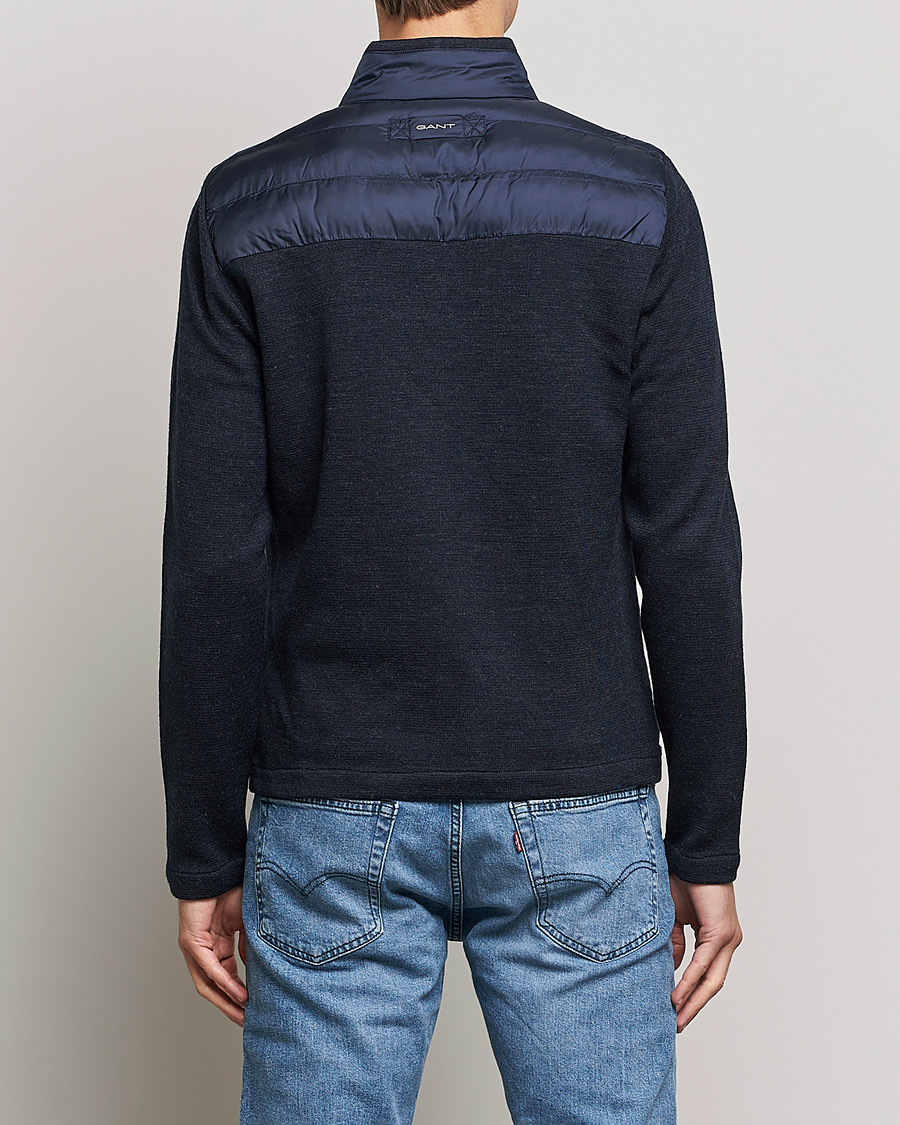 Homme | Manteaux Et Vestes | GANT | Midex Media Light Padded Jacket Evening Blue