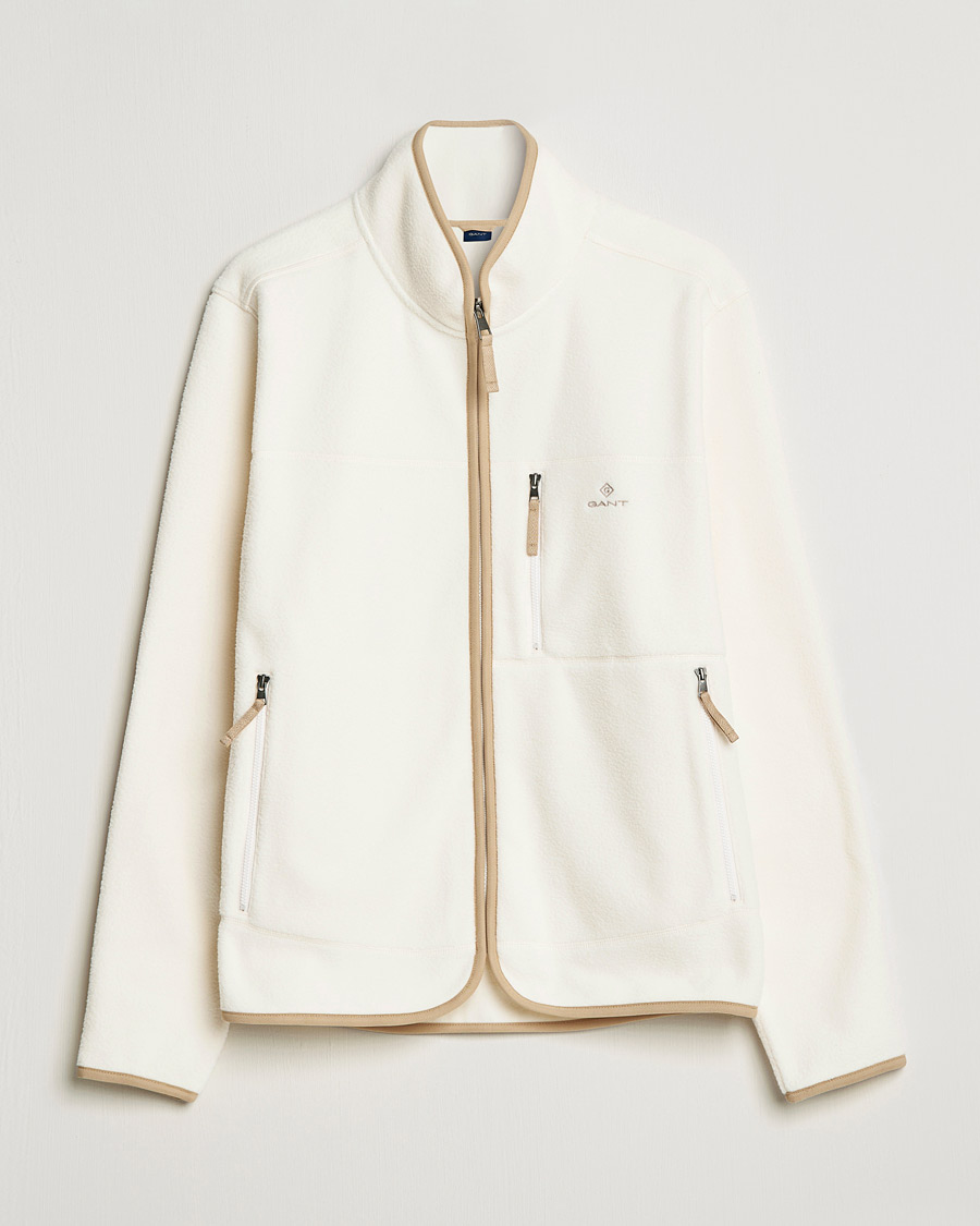 Homme | Pulls Et Tricots | GANT | Sherpa Fleece Full Zip Cream
