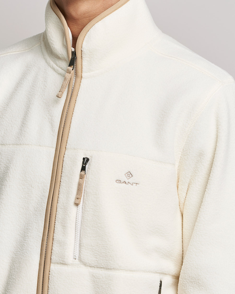 Homme | Pulls Et Tricots | GANT | Sherpa Fleece Full Zip Cream