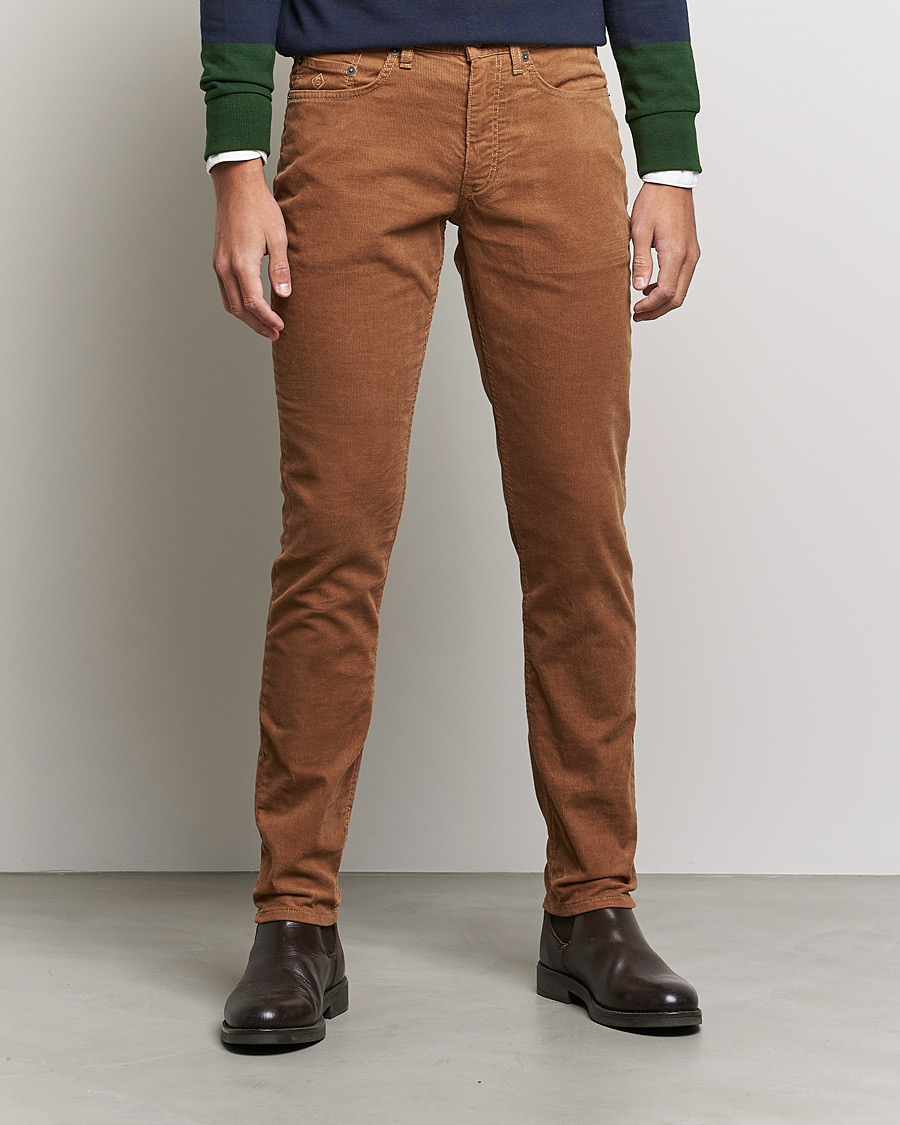Homme | Pantalons | GANT | Hayes Cord Jeans Roasted Walnut