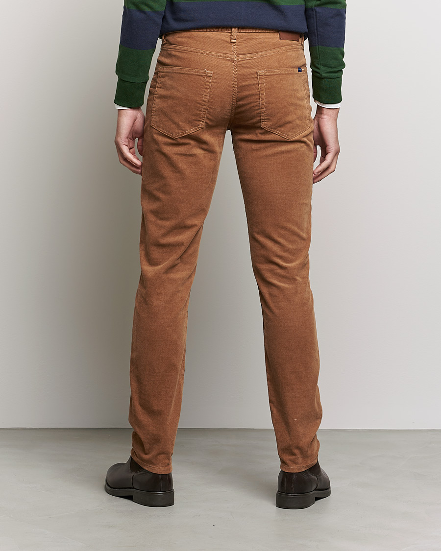Homme | Pantalons | GANT | Hayes Cord Jeans Roasted Walnut