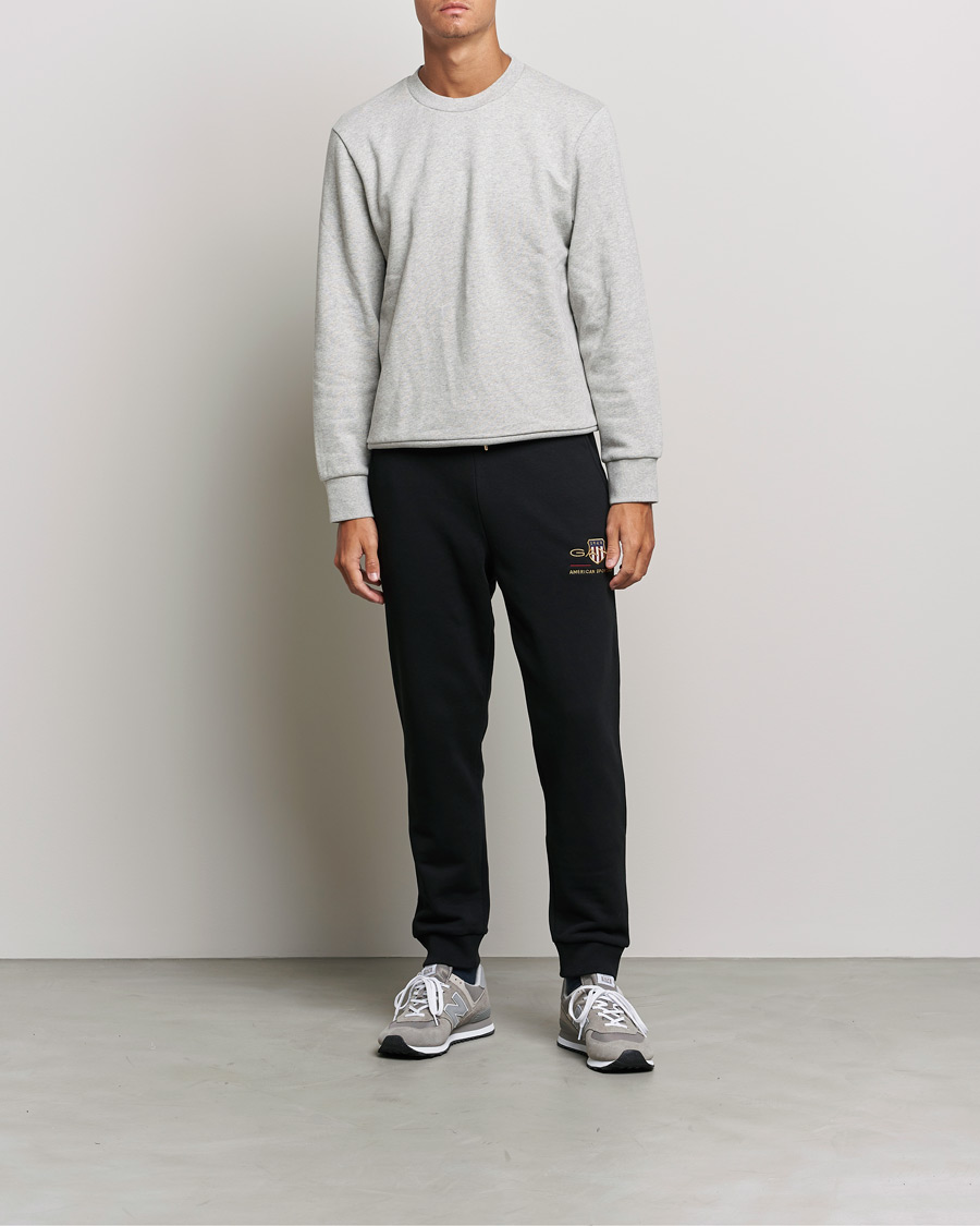 Homme | Pantalons | GANT | Archive Shield Sweatpants Black