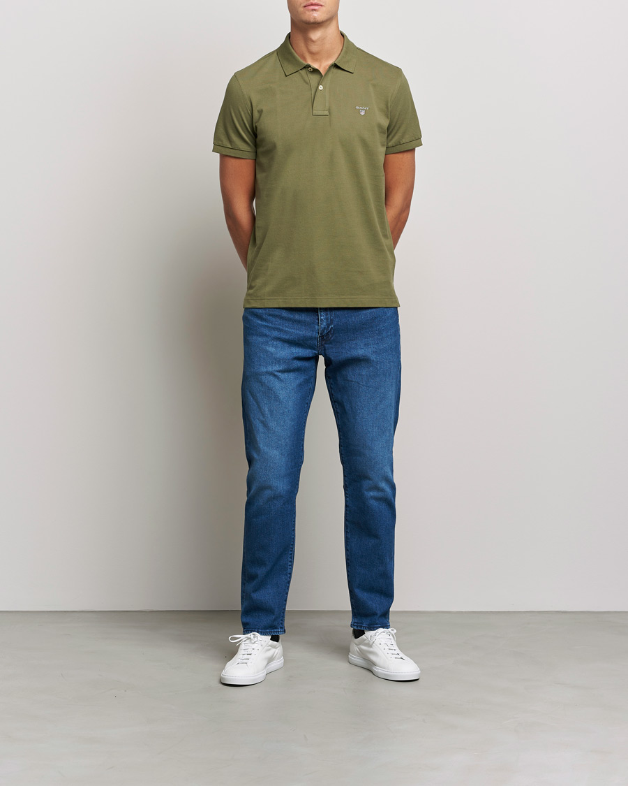 Homme | Polos | GANT | The Original Polo Hunter Green