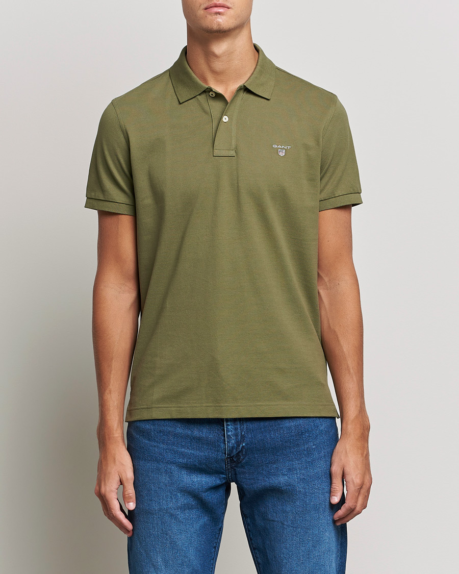 Homme | Polos | GANT | The Original Polo Hunter Green