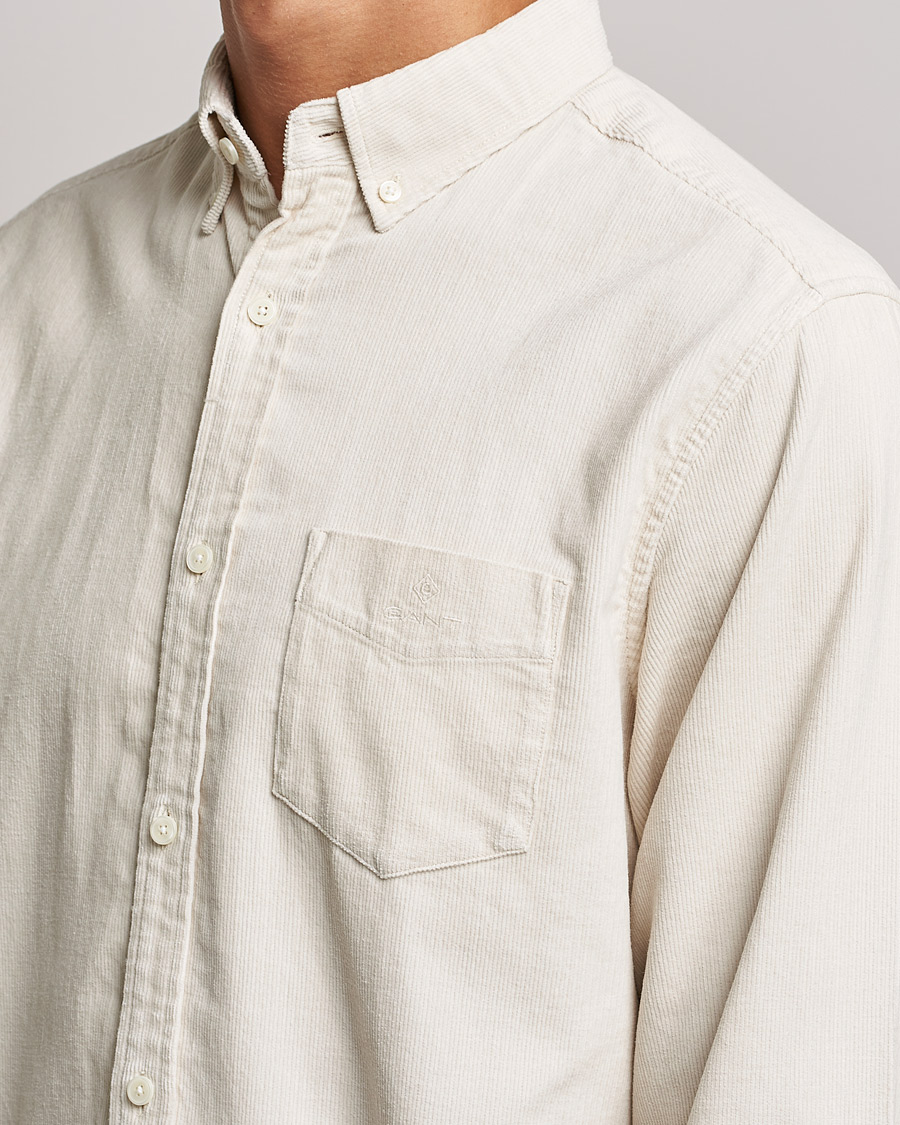 Homme | Chemises | GANT | Regular Fit Corduroy Shirt Putty