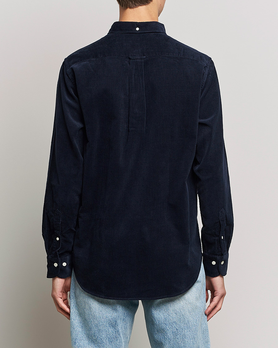 Homme | Chemises | GANT | Regular Fit Corduroy Shirt Evening Blue