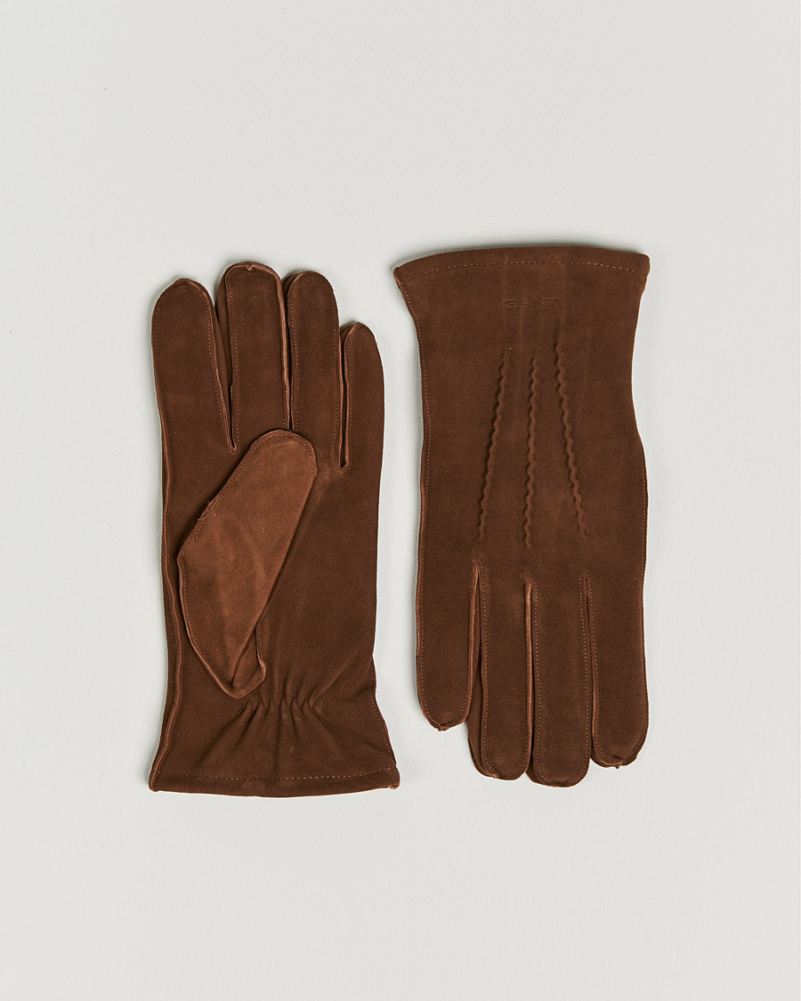 Homme | GANT Classic Suede Gloves Clay Brown | GANT | Classic Suede Gloves Clay Brown