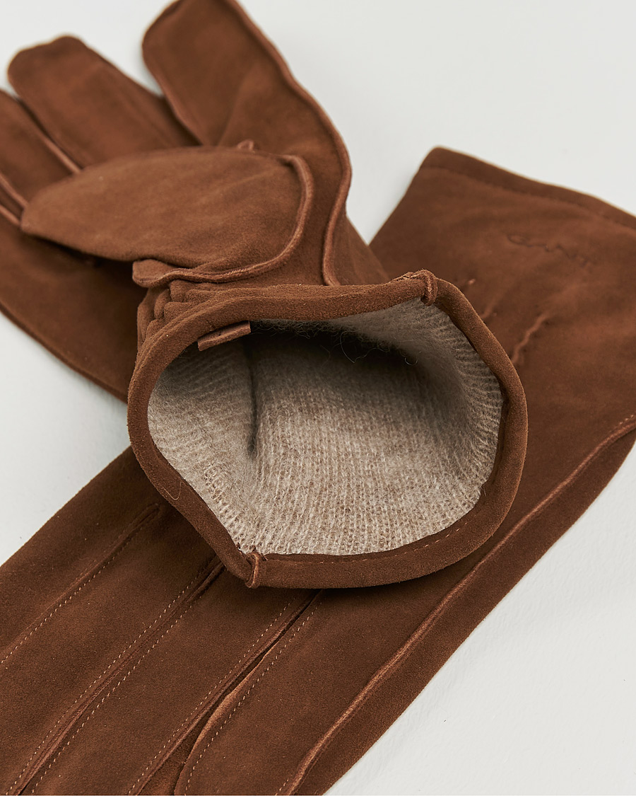 Homme | GANT Classic Suede Gloves Clay Brown | GANT | Classic Suede Gloves Clay Brown