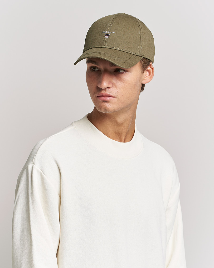 Homme | GANT Original Shield Cap Hunter Green | GANT | Original Shield Cap Hunter Green