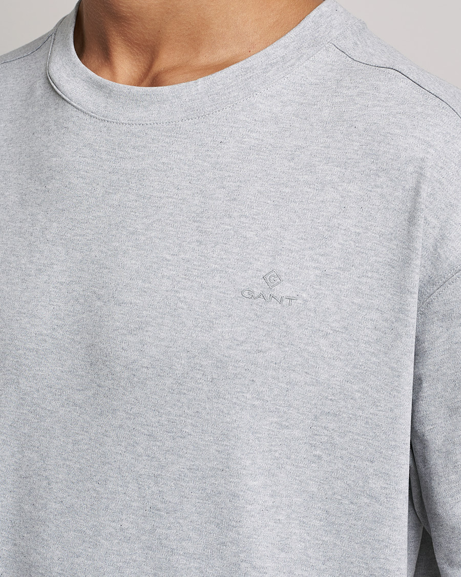 Homme | Peignoirs Et Pyjamas | GANT | Premium Loungewear Set Light Grey Melange