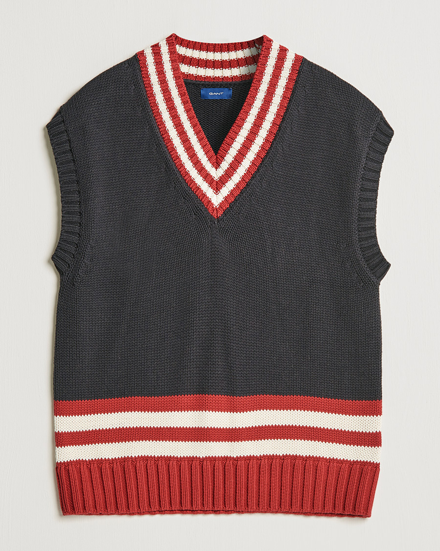 Homme | Pulls Et Tricots | GANT | Oversize Vest Autumn Sunset