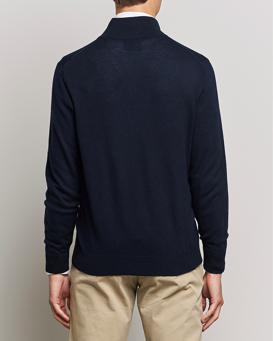 Homme | Pulls Et Tricots | GANT | Lambswool Full Zip Marine