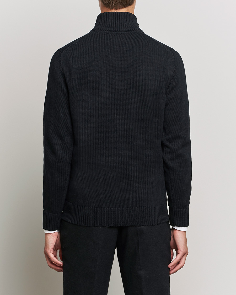 Homme | Pulls Et Tricots | GANT | Cotton Half Zip Black