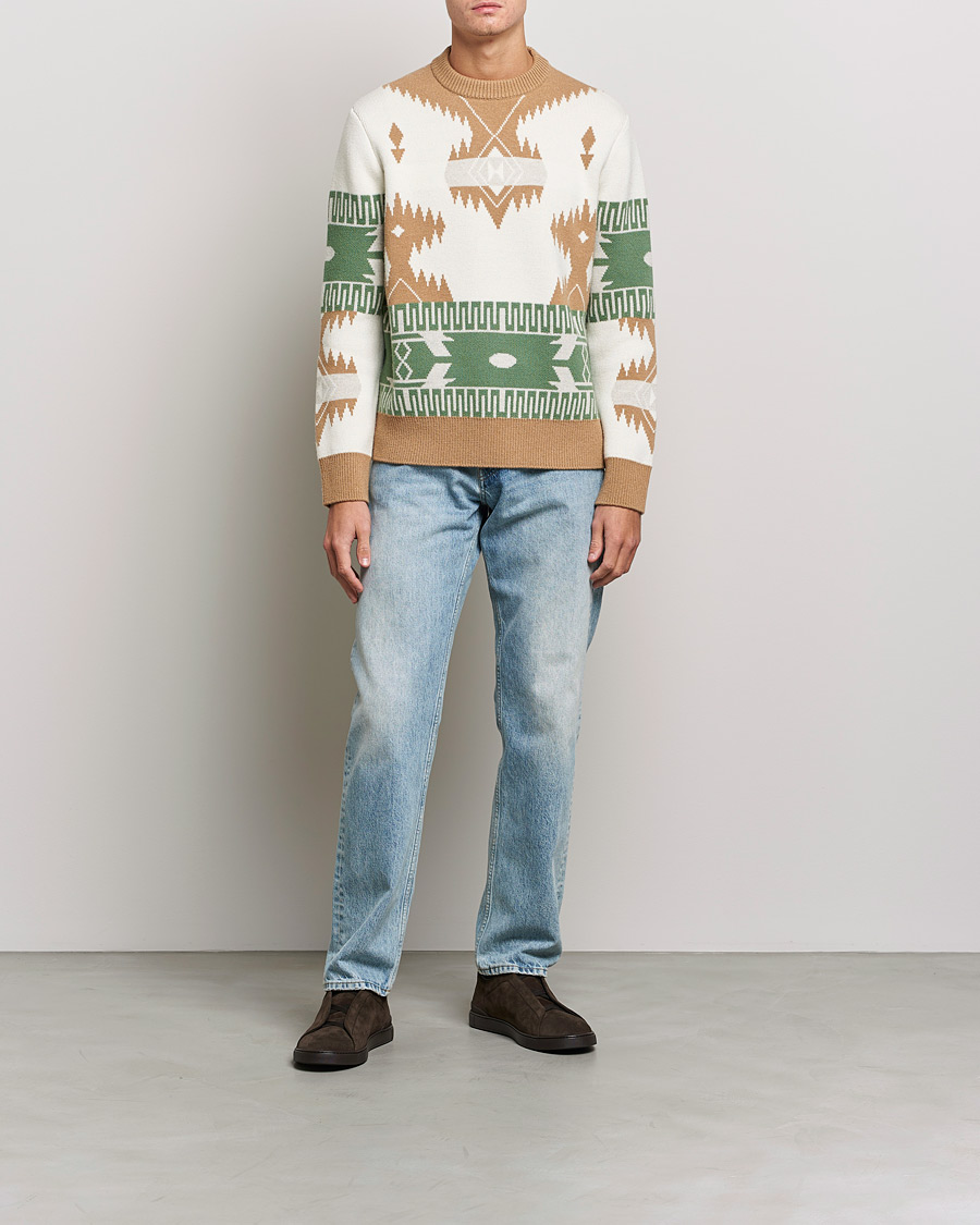 Homme | Pulls Et Tricots | Alanui | Icon Jacquard Sweater Off White