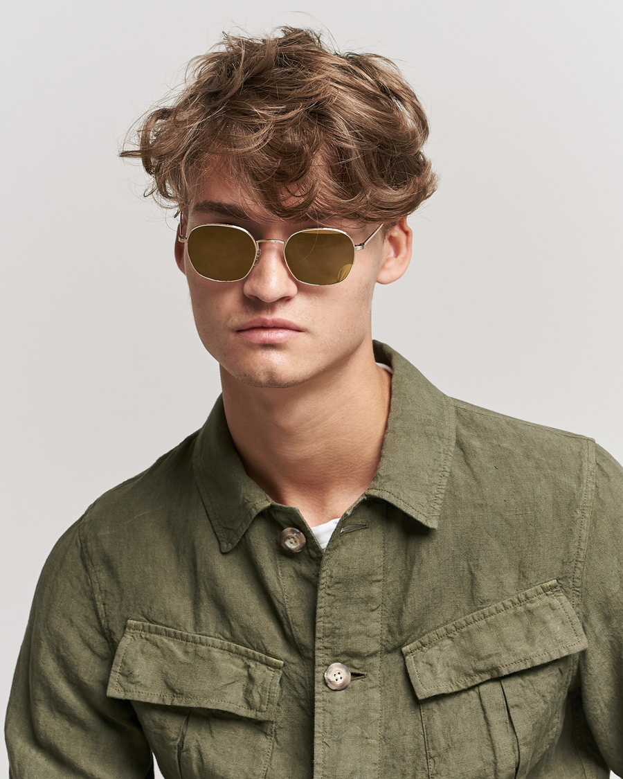 Homme | Oliver Peoples Ades Sunglasses Gold | Oliver Peoples | Ades Sunglasses Gold