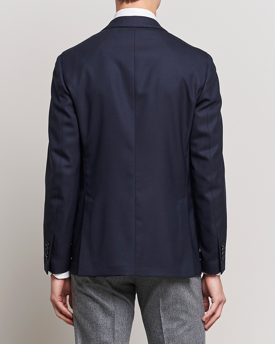 Homme | Blazers | Lardini | Patch Pocket Wool Blazer Navy