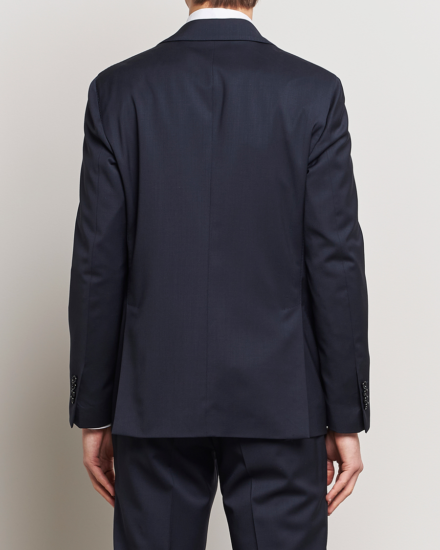 Homme | Blazers | Lardini | Two Button Wool Blazer Navy