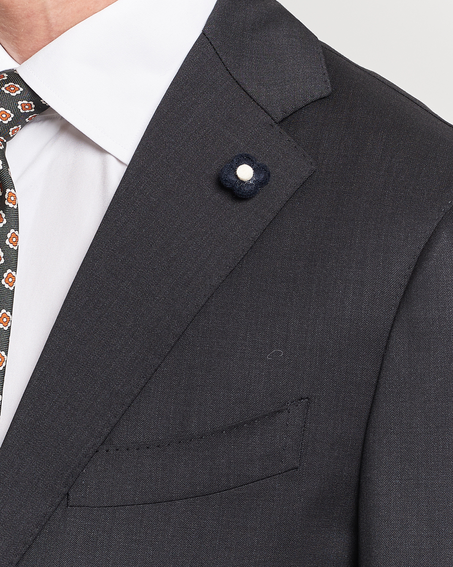 Homme | Blazers | Lardini | Two Button Wool Blazer Grey